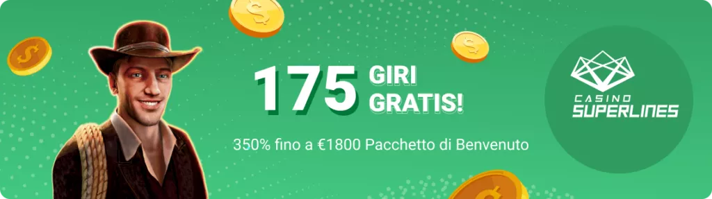 Superlines casino bonus